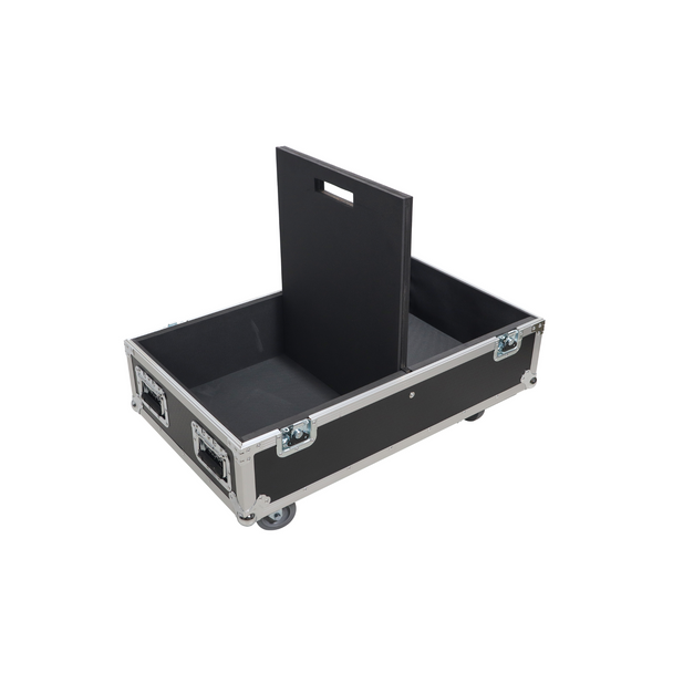 ProX Universal ATA Dual Speaker Flight Case for 2x QSC KW153 RCF TTL6-A and similar sizes 44x19x17 in.