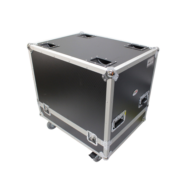 ProX Fits RCF HDL 30-A Line Array Speaker Flight Case W/Wheels (Holds 2 Speakers)