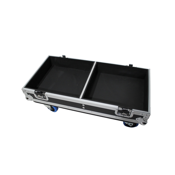 ProX Flight Case for Two RCF ST 15-SMA Stage Monitors W/4 Inch Casters
