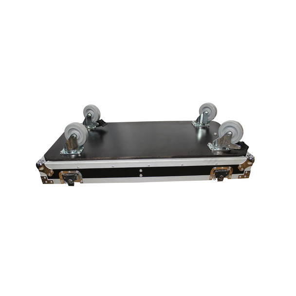 ProX Flight Case for Two RCF-TT25-A II High Definition Two-Way Speakers with 4 Inch Wheels