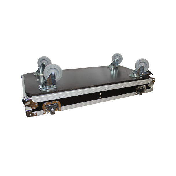 ProX Flight Case for Two RCF-TT25-A II High Definition Two-Way Speakers with 4 Inch Wheels