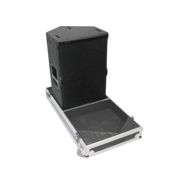 ProX Flight Case for Two RCF-TT25-A II High Definition Two-Way Speakers with 4 Inch Wheels