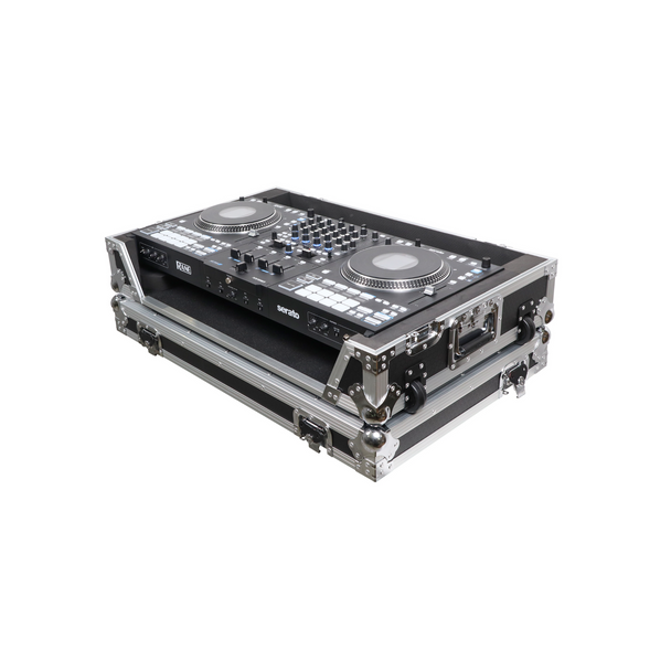 ProX ATA Flight Style Road Case For RANE Four or RANE Performer DJ Controller with 1U Rack Space and Wheels