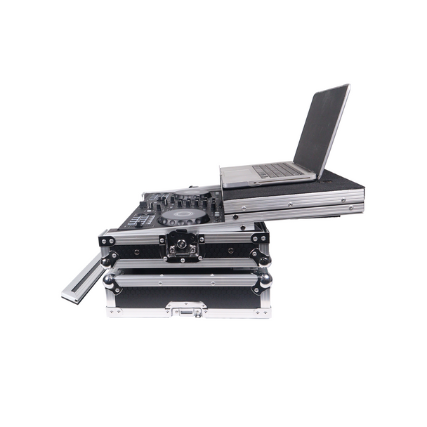ProX ATA Flight Road Case For Pioneer DDJ-FLX4 DDJ-400 DDJ-SB3 DJ Controller with Laptop Shelf 