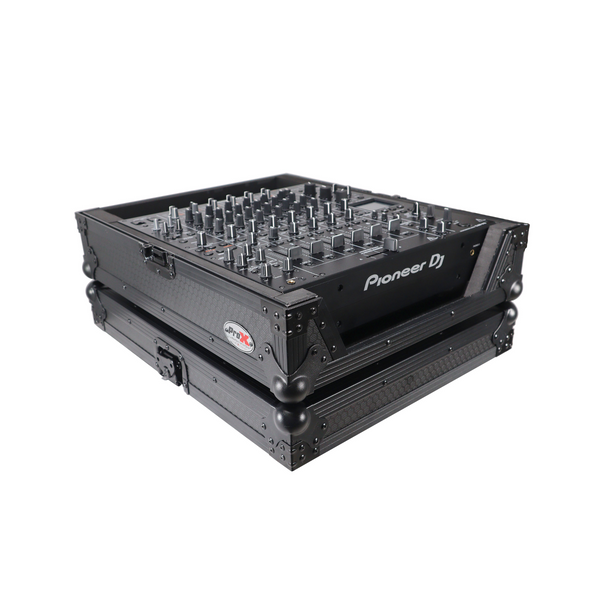 ProX ATA Style Flight Road Case for Pioneer DJM-A9 DJM V10 DJ Mixer Black Finish
