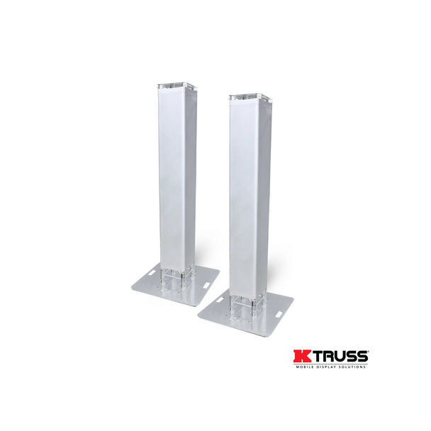ProX KT-SQ328TOTEMTCX2 K-Truss 3.28 Lightweight Square Truss Totem Full Package Includes Top Plate and Base Plate 