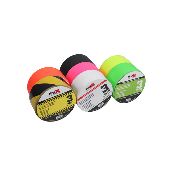 ProX XGF-360PINK 3 Inch 180FT 60YD Pink Commercial Grade Gaffer Tape AV Pros Choice Non-Residue