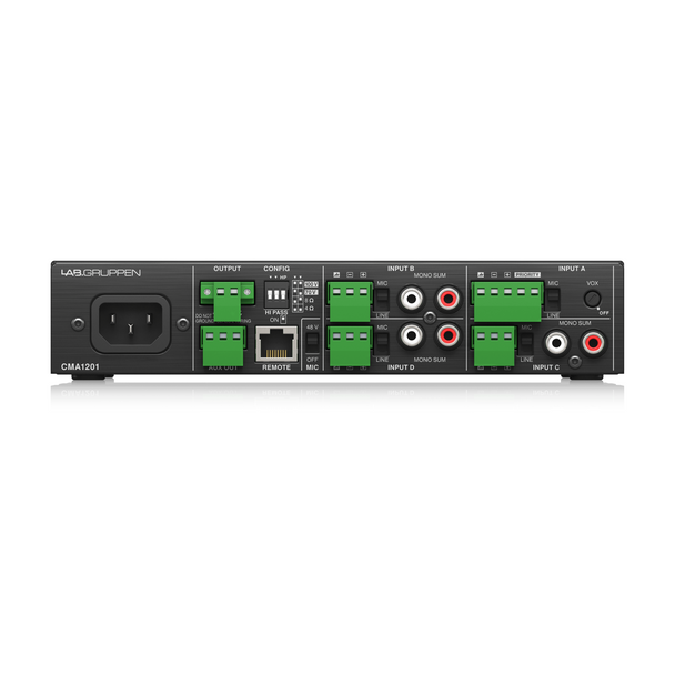 LAB GRUPPEN LAB-CMA1201 120W Commercial Mixer Amplifier with 4 Inputs