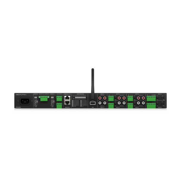 LAB GRUPPEN LAB-CPA2402 8-Input Commercial Mixer Amplifier with Bluetooth and USB Media Player