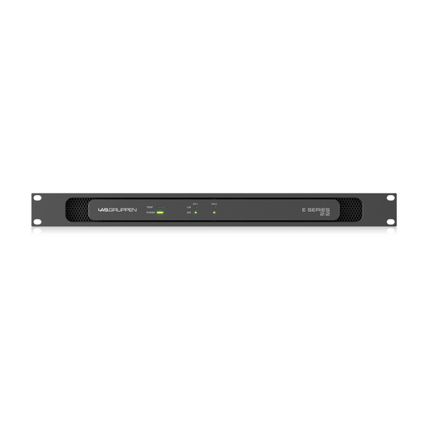 LAB GRUPPEN E2:2 200W E-Series Installation Amplifier with 2 Flexible Output Channels 