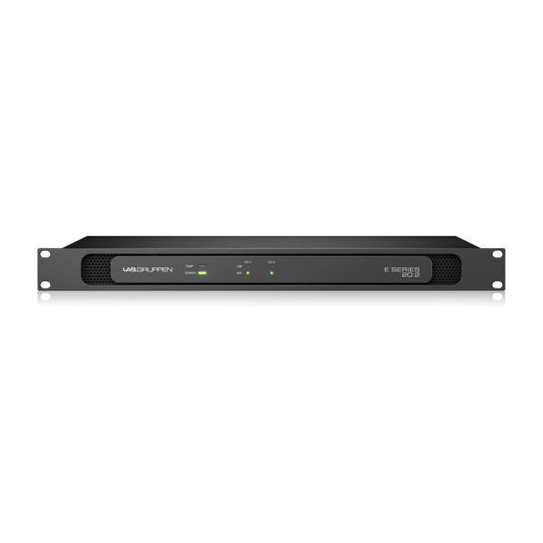LAB GRUPPEN LAB-E20:2 2,000 Watt Amplifier with 2 Flexible Output Channels for Installation Applications