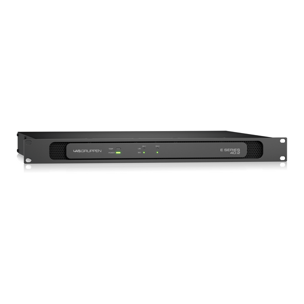 LAB GRUPPEN E 40:2 4,000 Watt Amplifier with 2 Flexible Output Channels for Installation Applications
