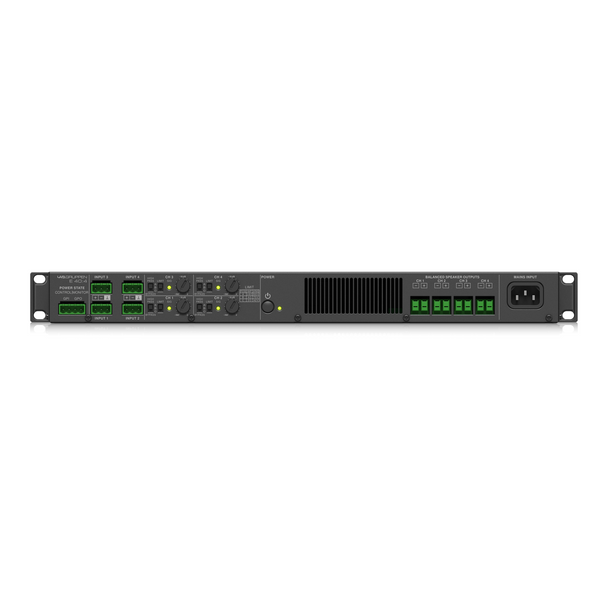 LAB GRUPPEN E 40:4 4000W E-Series Installation Amplifier with 4 Flexible Output Channels