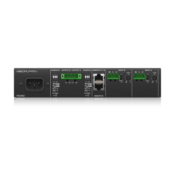 LAB GRUPPEN FA2402 Two-Channel 240W Commercial Amplifier with Direct Drive Technology
