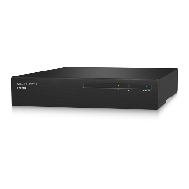 LAB GRUPPEN FA2402 Two-Channel 240W Commercial Amplifier with Direct-Drive Technology and Dante Networking