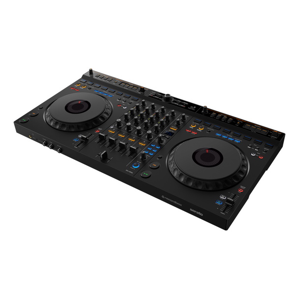 GCD Package: AlphaTheta DDJ-GRV6 with Mackie Thrash215 Speakers & Magma Case