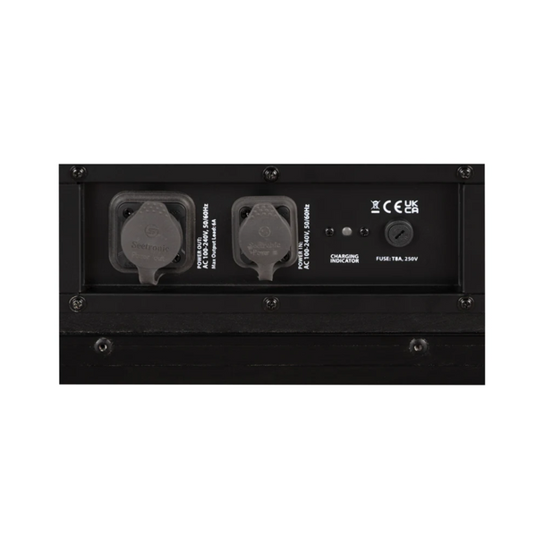 ADJ ElectraPix Par 7 Pak in a rechargable road case