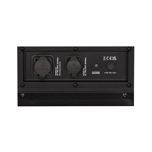 ADJ ELECTRAPIX BAR 8 PAK a rechargable road case 