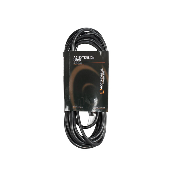 ADJ Black 25FT 16 Gauge AC Extension Cord