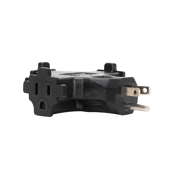 ADJ EC3FER Black Edison Tri Tap Power Adapter ADJ EC3FER Black Edison Tri Tap Power Adapter