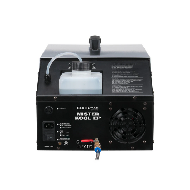 Eliminator Lighting MISTER KOOL EP Affordable & Portable Low-Lying Fog Machine
