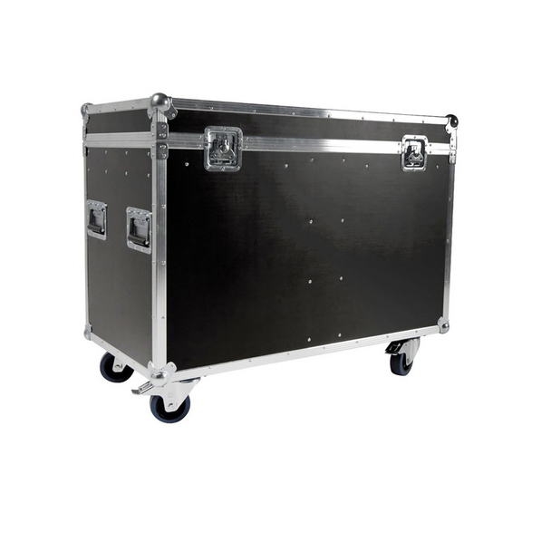 Elation Lighting plit Style Road Case for 2x PROTEUS LUCIUS Lights with Handles and Casters