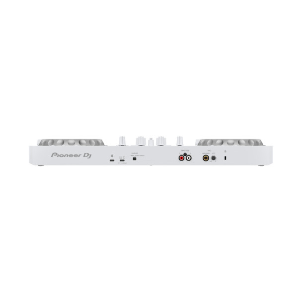 GCD Package: Pioneer DJ DDJ-FLX4-W Controller with DM-50D-BT-W Speakers & ProX Case