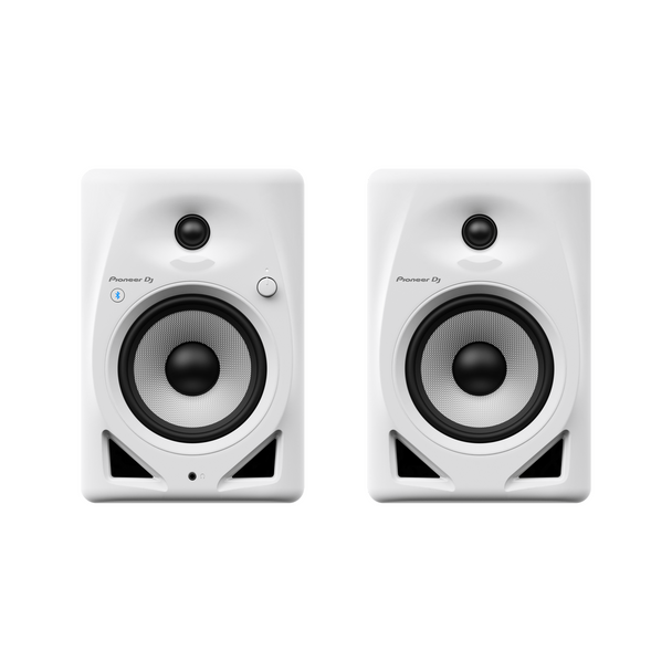 GCD Package: Pioneer DJ DDJ-FLX4-W Controller with DM-50D-BT-W Speakers & ProX Case