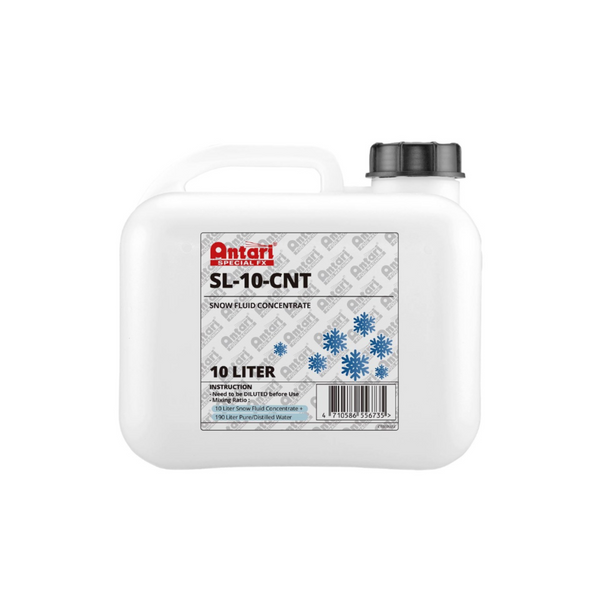 Antari SL-10-CNT 10-Liter Snow Concentrate - Makes 200L of SL-H Super Dry Snow Fluid (Drum)