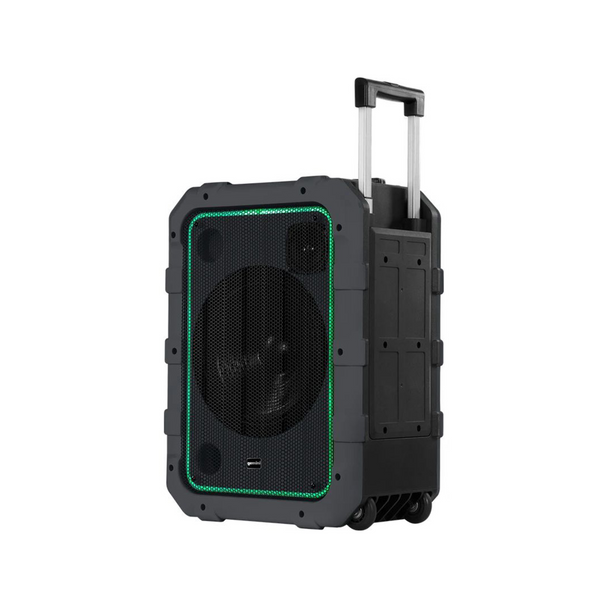 Gemini MPA-2400 240W Rechargeable Weather-Resistant Bluetooth Trolley Speaker, Gray
