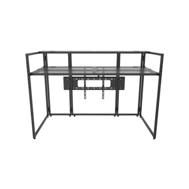 Odyssey Media DJ Booth, Fits 65″ Flat Screen TV/Monitor