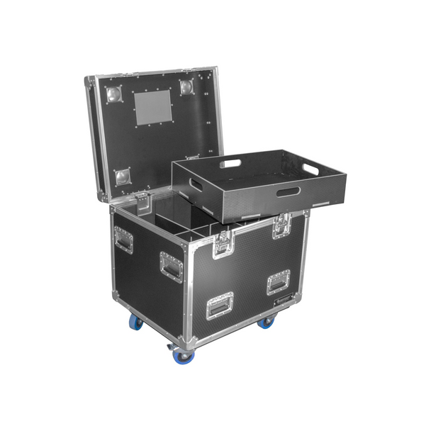 Odyssey Professional 30″ x 24″ x 30″ Black Hex Board Utility Tour Trunk Case with Caster Wheels