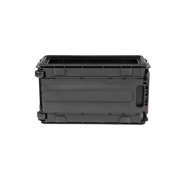 SKB 3i-4U11-W 4U Injection Molded 11" Deep Rack w/Wheels, Black
