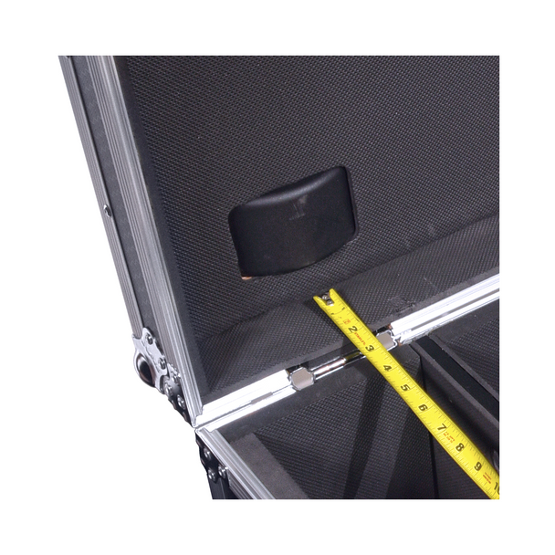 ProX XS-PARU48W Par Can Universal Utility Case 4" Wheels Will Hold 4 of 12" x12" Large or 8 of 12" x 5.5" Slim LED Par Lights