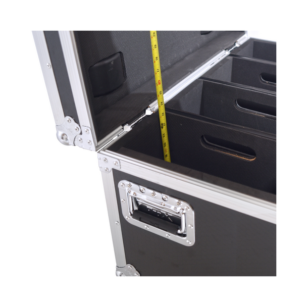 ProX XS-PARU48W Par Can Universal Utility Case 4" Wheels Will Hold 4 of 12" x12" Large or 8 of 12" x 5.5" Slim LED Par Lights