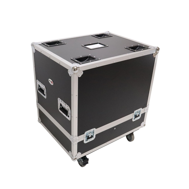 ProX XS-SP2X252013W Universal Dual Speaker Flight Case Fits (2) 25x20x13 inch - JBL Eon one and simillar