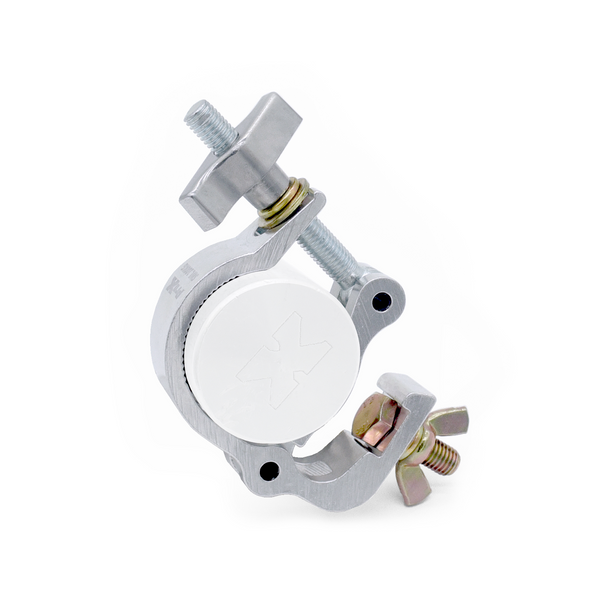 ProX T-C27H Small Trigger-Style Aluminum Slim Hook Style M10 Clamp with Big Wing Knob for 2" Truss Tube Capacity 220 Lbs