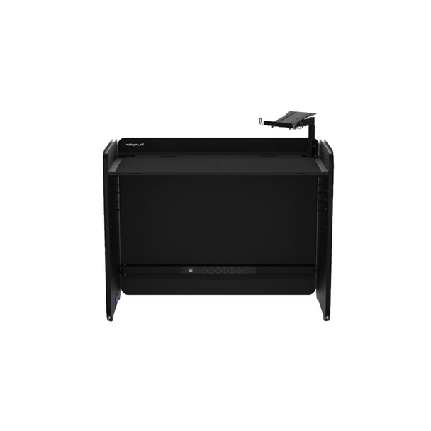 ProX XFH-CUBE BLK Humpter Cube Professional Compact DJ Workstation in Black