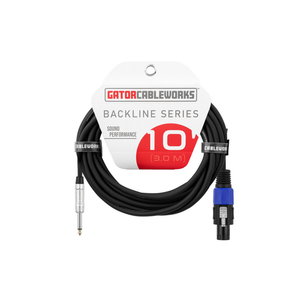 Gator Cases 10 Foot TS to Twist Lock Connector Speaker Cable