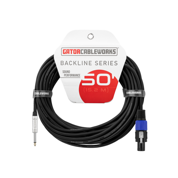 Gator Cases 50 Foot TS to Twist Lock Connector Speaker Cable 