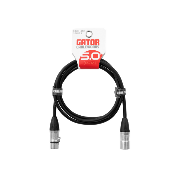 Gator Cases 5 Foot XLR Microphone Cable
