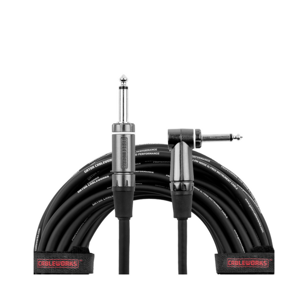 Gator Cases GCWC-INS-10RA 10 Foot Strt to RA Instrument Cable