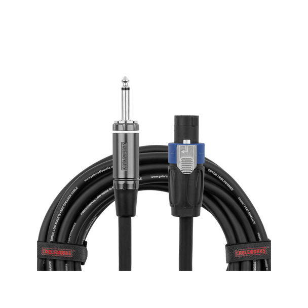 Gator Cases 15 Foot TS to Twist Lock Connector Speaker Cable