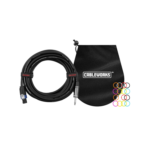 Gator Cases GCWC-SPK-25-1TL 25 Foot TS to Twist Lock Connector Speaker Cable