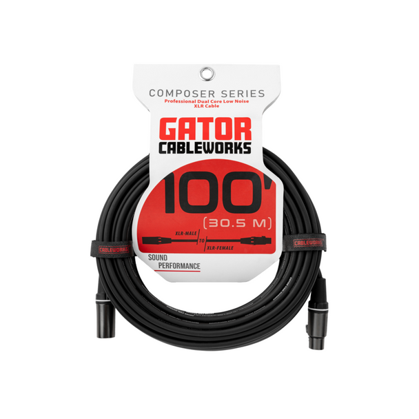 Gator Cases GCWC-XLR-100 100 Foot XLR Microphone Cable