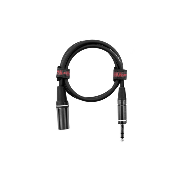 Gator Cases 18 Inch XLR M to TRS Cable 