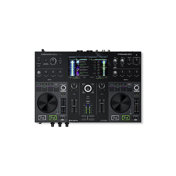 GCD Package: Denon DJ PRIME GO+ DJ Package with JetPack Prime Backpack & Laptop Stand