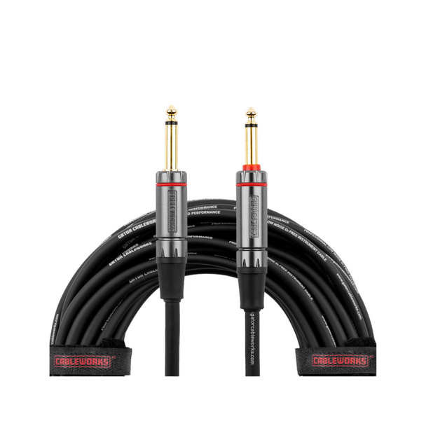 Gator Cases 10 Foot Strt to Strt Quiet Instrument Cable