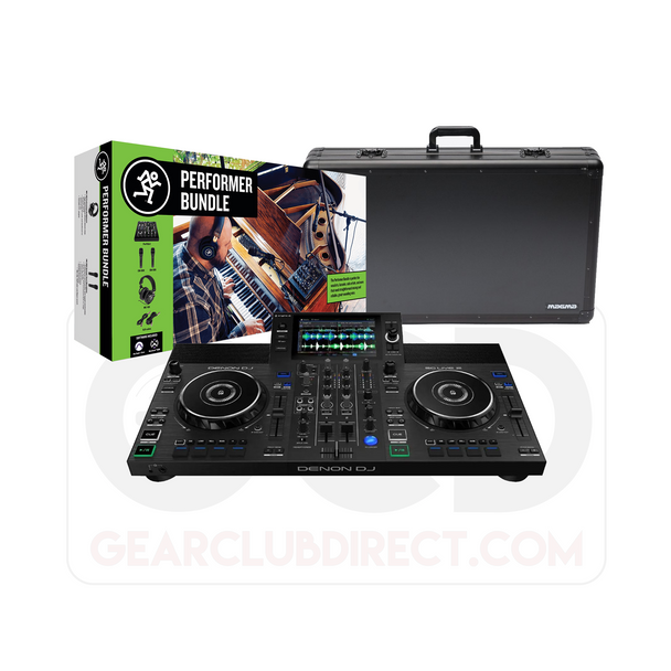 GCD Package: Denon DJ SC Live 2 DJ Package with Magma Carry-Lite Case & Mackie Performance Bundle