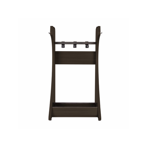 Gator Cases GFW-ELITEGTR3RK-BRN Elite Three Electric/Acoustic Guitar Rack – Brown